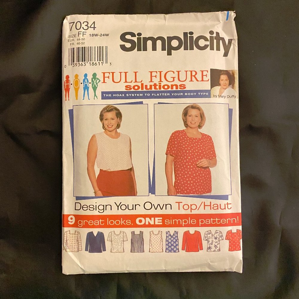 Simplicity 7034 ~ Full Figure Solutions
